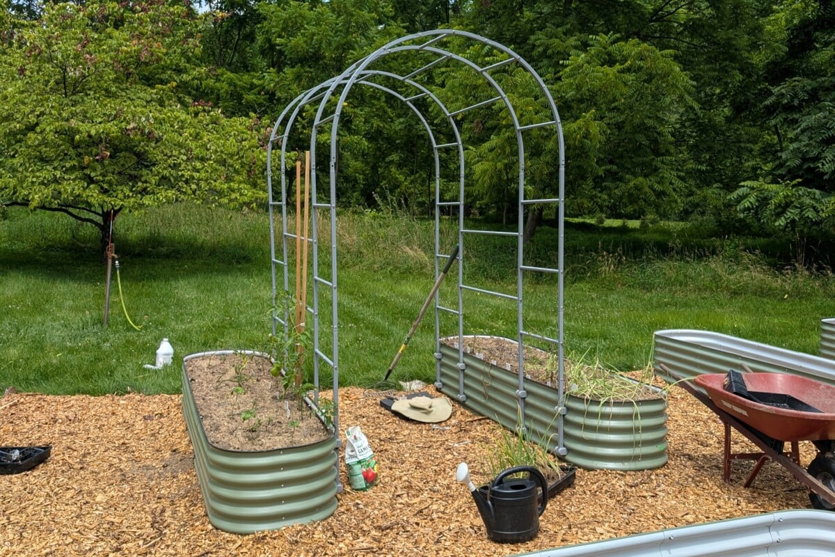 Vego Garden έθεσε κρεβάτια με τοξικές πέργκολες.
